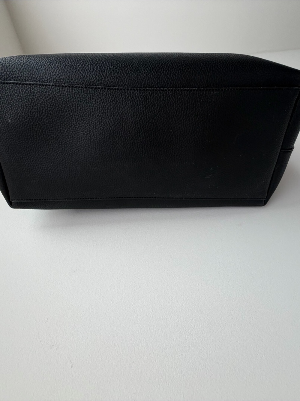 Coach Black Pebbled Leather Tote with Gold Logo - Picture 5 of 12